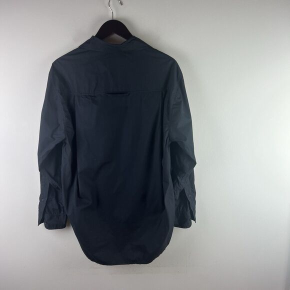 Citizens of Humanity Womens Button Down Kayla Shirt Black Cotton Size M - Picture 8 of 8